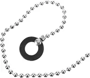 Kisangel Drum Cymbal Chain Sustain Chain Metal Cymbal Extension Beaded for Jazz Drummers