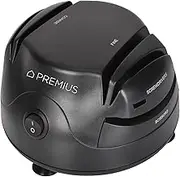 3-in-1 Electric Sharpener System by ChefPRO, Great for Kitchen and Sport Knives, Scissors, Screwdrivers, 2-Stage Sharpening System Appliance, Compact Quick, Easy Design, Retractable Cord, Black