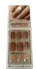 imPRESS Press-On Gel Nails, Waterproof, Solid And Shimmer, Short 'One Shine Day'