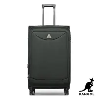 在飛比找momo購物網優惠-【KANGOL】英國袋鼠世界巡迴28吋布面行李箱-共3色