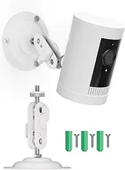 Standard 1/4-20 Thread Metal Camera Mount, Compatible with Ring/Eufy/Arlo/Wyze Camera, Compatible with Ring Stick Up Cam, EufyCam 2/2C/2 Pro/2C Pro, Arlo Pro 4 Adjustable Indoor and Outdoor Cameras