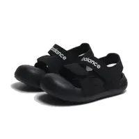 在飛比找PChome24h購物優惠-NEW BALANCE 童鞋 涼鞋 NB 809 全黑 黏帶