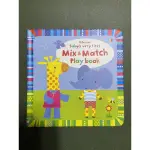 [二手］USBORNE BABY’S VERY FIRST MIX & MATCH PLAYBOOK配對遊戲書