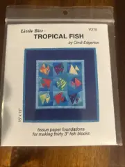 Tropical Fish Quilt Pattern Little Bits V275