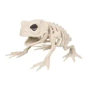 Skeleton Frog Halloween Decorations - Posable Skeleton Animals Skeletons with Posable Joints Halloween Decor Photo Color