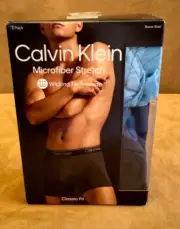 XL 3 pair Calvin Klein Men Boxer Brief Microfiber stretch Classic Fit underwear