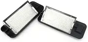FIQOME 2x LED Licence Number Plate Light White Canbus, for 1990-1998 E36 3 Series M3 Car Number Plate Led Light