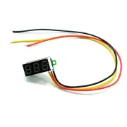 Digital LED Voltmeter Three Wire Green Display 0.28" DC 0-100V Car Voltage DIY