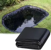 4x10m 5x8m 6x9m 7x12m 10x15m LDPE Pond Liners for Outdoor Ponds, Easy Cutting Fish Pond Liner, Underlayment for Fountains, Waterfall and Water Gardens(4x6m(13.1x19.7ft))