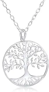 [WANDA PLATA] Tree of Life Pendant, Tree of Life Necklace, Tree of Life Necklace in 925 Sterling Silver by