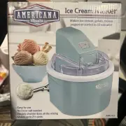 Americana Classics 2.5 Pt 15 min Ice Cream Maker Gelato Frozen Yogurt Sorbet
