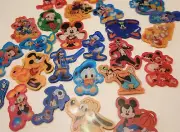 25 Pluto Donald Mickey Acrylic Double Sided Clear Flatback Planar Charm Cabochon
