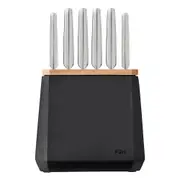 Furi Pro Stone 7pc Knife Block Set Midnight 7 Piece