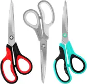 Scissors, Huhuhero 8.7" Multipurpose Scissors Heavy Duty, Titanium Sharp Scissor