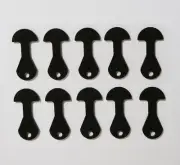 Retractable Shopping Trolley Token Key Coin BLACK Unlocker ALDI, COLES, Woolies