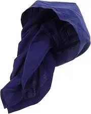 [OATIPHO] Japanese Style Chef Cap Sushi Shop Headband Kitchen Cooking Food Hat Adjustable Tie for Restaurant Staff Dark Blue