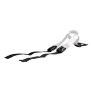 Leatt GPX LB Fastening Straps, black-white, Size M for Men Black White