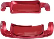 Car Steering Wheel Shift Paddles for M&ercedes B&ENZ C E S Class W206 W213 W223 AMG E53 E63 2021 2022 Car Shifter Styling Accessories Extension Shifters Sticker 2pcs HTEOPOEKFR