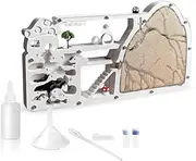 ELNMLHT Ant Farm Castle, Ant Farms with Yellow Sand and Tool Kit, Ant Colony Observation Kit, Ant Viewing Habitat Science Kit, Educational & Learning Science Kit for Kids, Adults, Student