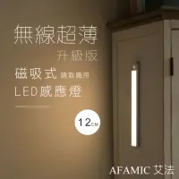 在飛比找momo購物網優惠-【AFAMIC 艾法】USB充電磁吸式無線超薄LED感應燈1