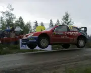 WRC Neste Rally Finland Rally 2003 Colin McRae Citroen Action Old Photo