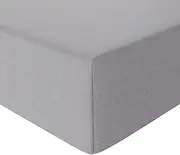 Amazon Basics Everyday Fitted Sheet, Super King - Dark Gray