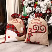 Yordearly 2Pcs Santa Sack Bags, Large Christmas Cloth Bag with Drawstring, 16...