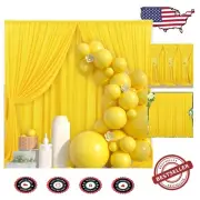 Romantic 40ft Yellow Fabric Drapes for Bridal Showers and Milestone Events