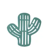 10Pcs Cactus Waterproof Coaster Home Anti-Scalding Insulation Placemat Drink Coffee Holder Kitchen Pot Bowl Mat Tableware Pad