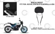 Fit For Royal Enfield "Guerrilla 450 Black Back Rest"