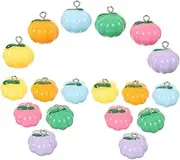 TEHAUX Halloween Jewelry Charms 20pcs Pumpkin Charms Diy Craft Supplies for Necklace Bracelet Making