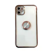 Transparent Case for iPhone 12 Shockproof Ring Phone Cover
