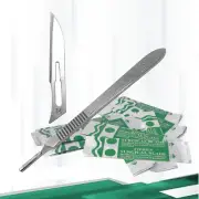 1 Scalpel Knife Handle #3 + 20 Sterile Surgical Blade #14 Multi-Purpose Tools