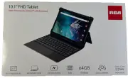 RCA FHD 10.1” Tablet w/keyboard And Case RATM31046K-BL Bundle
