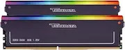 Traxdata Gaming RGB DDR4 RAM 16GB (2x8GB) 3600MHz (PC4-28800) 288-pin CL18-22-22-42 1.35V Inter AMD XMP 2.0 Overclocking UDIMM Desktop Computer Memory Kit - Black