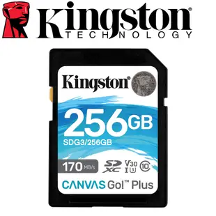 Kingston 金士頓 256G SDXC (U3)(V30) 記憶卡 (SDG3/256GB) (4.4折)