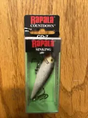 Rapala CD7S 2-3/4" Countdown Sinking Minnow 3/8 Oz Silver NEW