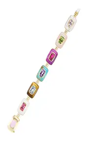 [Emily P. Wheeler] Patchwork 18K Yellow Gold Multi-Stone Bracelet