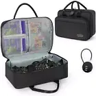 Storage Bag With Digit Combination Padlock For Private Toys Cards Files Docum...
