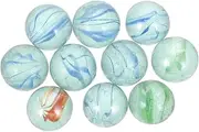 Toyvian 10pcs Glass Marbles for Educational Science for Elementary School Fun Laboratory Supplies Safe Teaching Equipment for Parent Activities