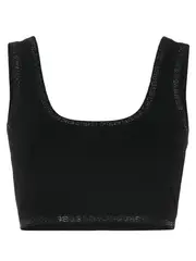 [Alexander Wang] 水晶 A 飾邊文胸上衣