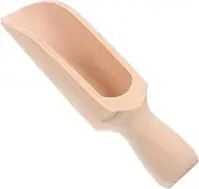 GREENADSCAPE Wooden Tea Scoop Ergonomic Handle Beechwood Spoon for Kitchen Coffee Shops Tea Houses Restaurants Convenient Wooden Spoon for Sugar Spice Candy Use