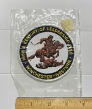 Winchester Western A Century of Leadership 1866-1966 Round Souvenir Patch