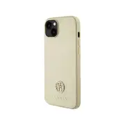 Guess 4G Diamond Smooth Leather Phone Case for iPhone 15