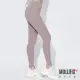 【Mollifix 瑪莉菲絲】小尻長腿訓練剪剪褲、瑜珈服、Legging(藕灰)