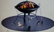 Fire Pit Mats for Under Fire Pit - 48" Fireproof Grill Mats Workbench mat New