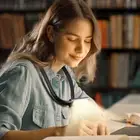 Flexible LED Neck Light Dimmable Book Reading Hug Lamp Torch Hands Free Portable