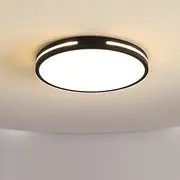 ZLGUBAY Minimalist Round Ceiling Light Fixture Ultra-Thin Dimmable Ceiling Light 3000k-6000k Near Ceiling Lighting for Bedroom, Children's Room, Living Room, Hallway