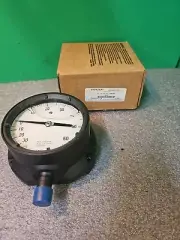 ASHCROFT 451379SSL04L301MV&60# Compound Gauge, 30 Hg to 60 psi, 4-1/2In 6WZV6