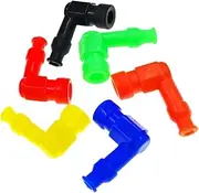 GRIRIW 6pcs High Pressure Cap Set Rubber Plug Cap for Motorbike Accessories Random Color